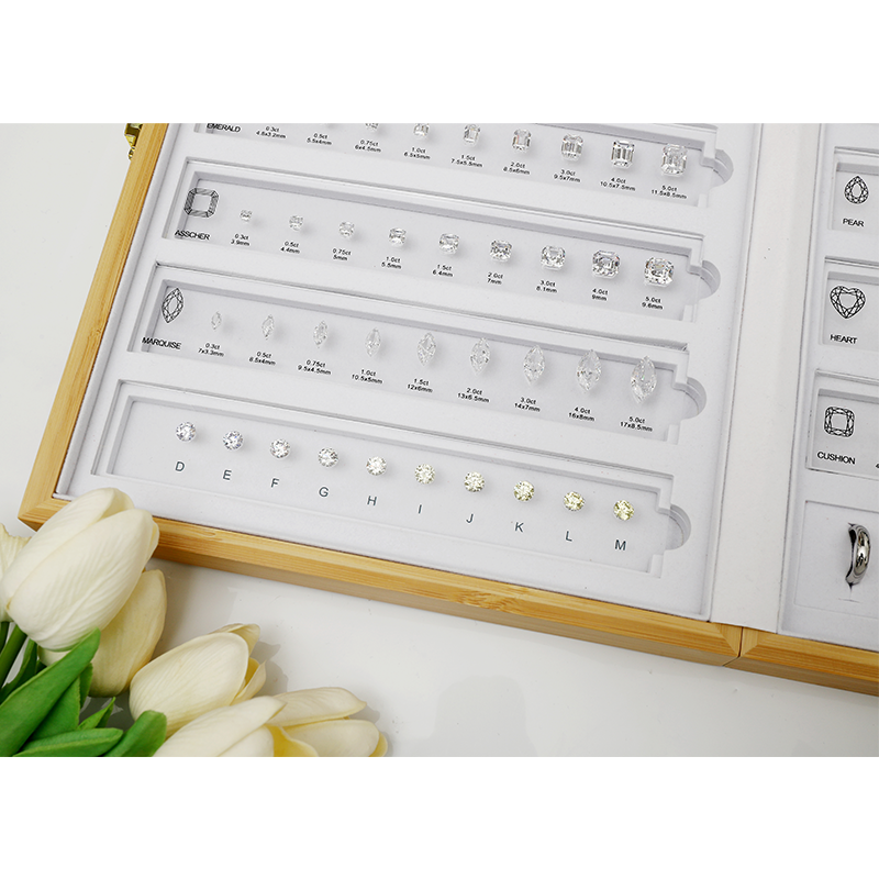 ANSTER Jewelry Tools Aço Inoxidável Personalizado Zircônia Cúbica Tamanho Formato Gráfico 