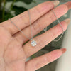 ANSTER Jewelry Anel de diamante ético feito à mão em ouro 18K com lapidação pera cultivado em laboratório 