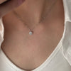 ANSTER Jewelry Anel de diamante ético feito à mão em ouro 18K com lapidação pera cultivado em laboratório 