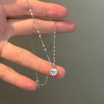 ANSTER Customized Wholesales Price 3 Carat Lab Grown Diamond Pendant Necklace with IGI