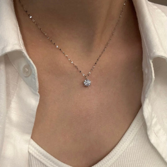 ANSTER Customized Wholesales Price 3 Carat Lab Grown Diamond Pendant Necklace with IGI