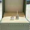 ANSTER Wholesales Price 1ct Round cut Lab Grown Diamonds Stud Gold Earrings with IGI