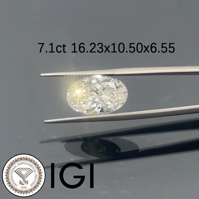 ANSTER Wholesales Price 7ct Lab Grown Loose Diamonds with IGI for Jewelry making