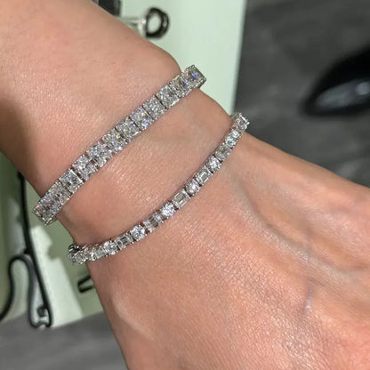ANSTER Jewelry OEM IGI GIA PT950 Platinum VS VVS Lab Grown Diamond Bracelet