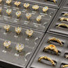 ANSTER JEWELRY Custom Setting and Shanks Diamond Builder Magnetic Design Engagement Wedding Rings Set Kit Display Sample Selling Tools