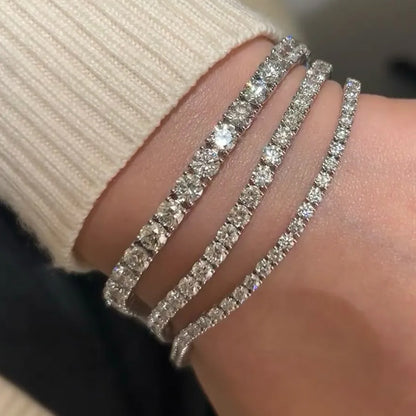 ANSTER Jewelry OEM IGI GIA PT950 Platinum VS VVS Lab Grown Diamond Bracelet