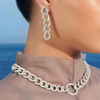 ANSTER Jewelry Customized Lab Grown Diamond Drop Earrings with IGI Hip Hop Style