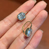ANSTER Wholesales Price 18K Solid Gold 8ct Cushion cut Lab Grown Diamonds Earrings with IGI