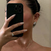 ANSTER Wholesales Price White Gold 8ct Pear cut Lab Grown Diamonds Stud Earrings with IGI