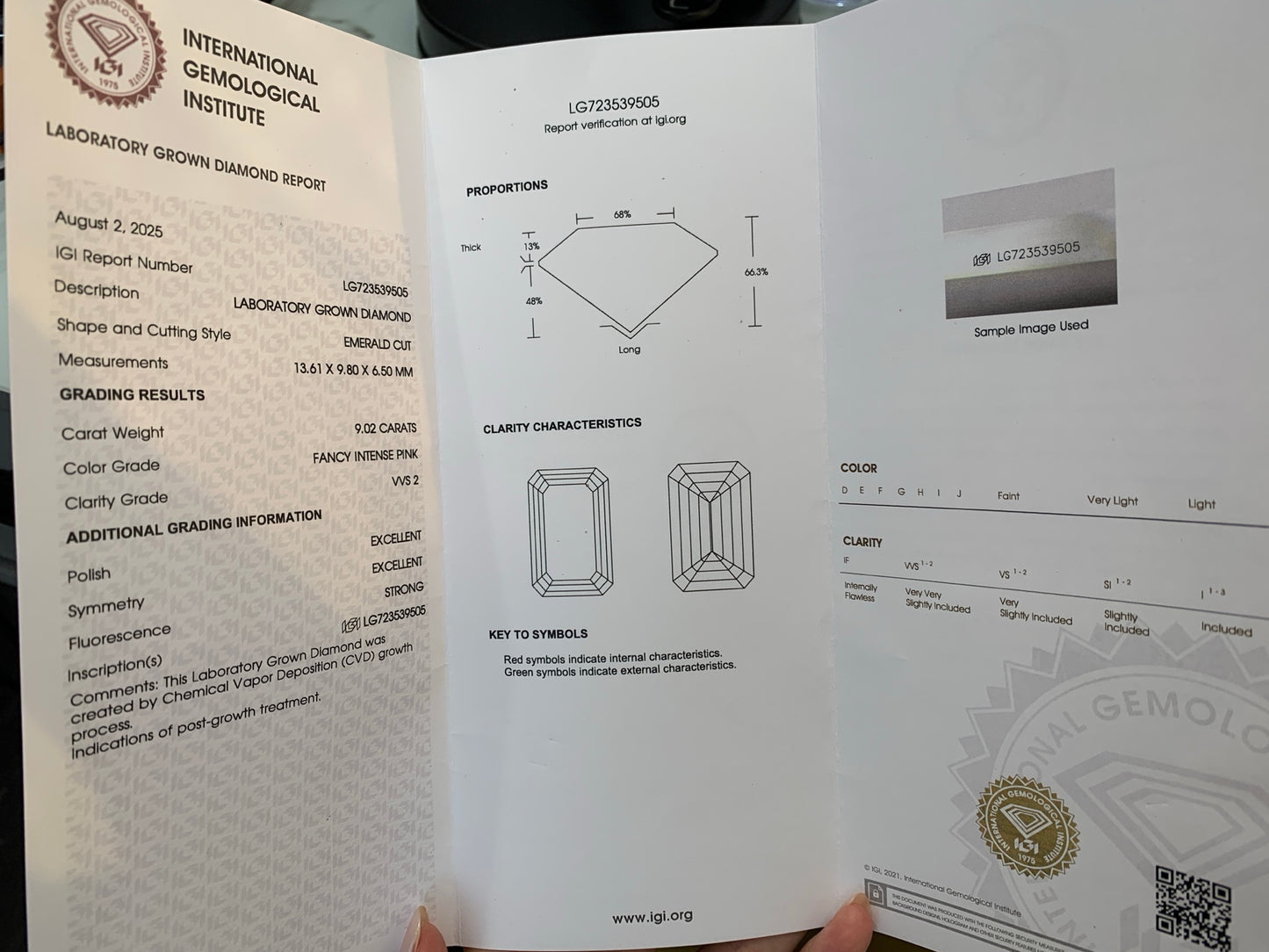 ANSTER Jewelry Anel de diamante ético feito à mão em ouro 18K com lapidação pera cultivado em laboratório 