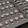 ANSTER JEWELRY Custom Setting and Shanks Diamond Builder Magnetic Design Engagement Wedding Rings Set Kit Display Sample Selling Tools