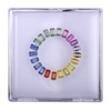 ANSTER Customize Fine Jewelry Rainbow Lab Grown Loose Gemstone Watch Bezel Inserts