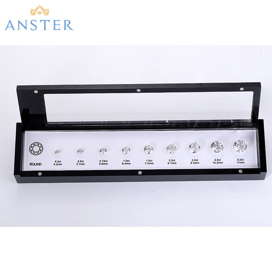 Tabela de tamanhos de diamantes de zircônia cúbica ANSTER Jewelry Setting Tools 