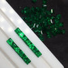 ANSTER Jewelry Custom Cross White Gold Jewelry Lab Grown Emerald Pendant Necklace with GRC