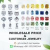 ANSTER Custom Wholesales Price Heart cut Wings Design Pendant 18K Gold Lab Grown Diamond Necklace with IGI