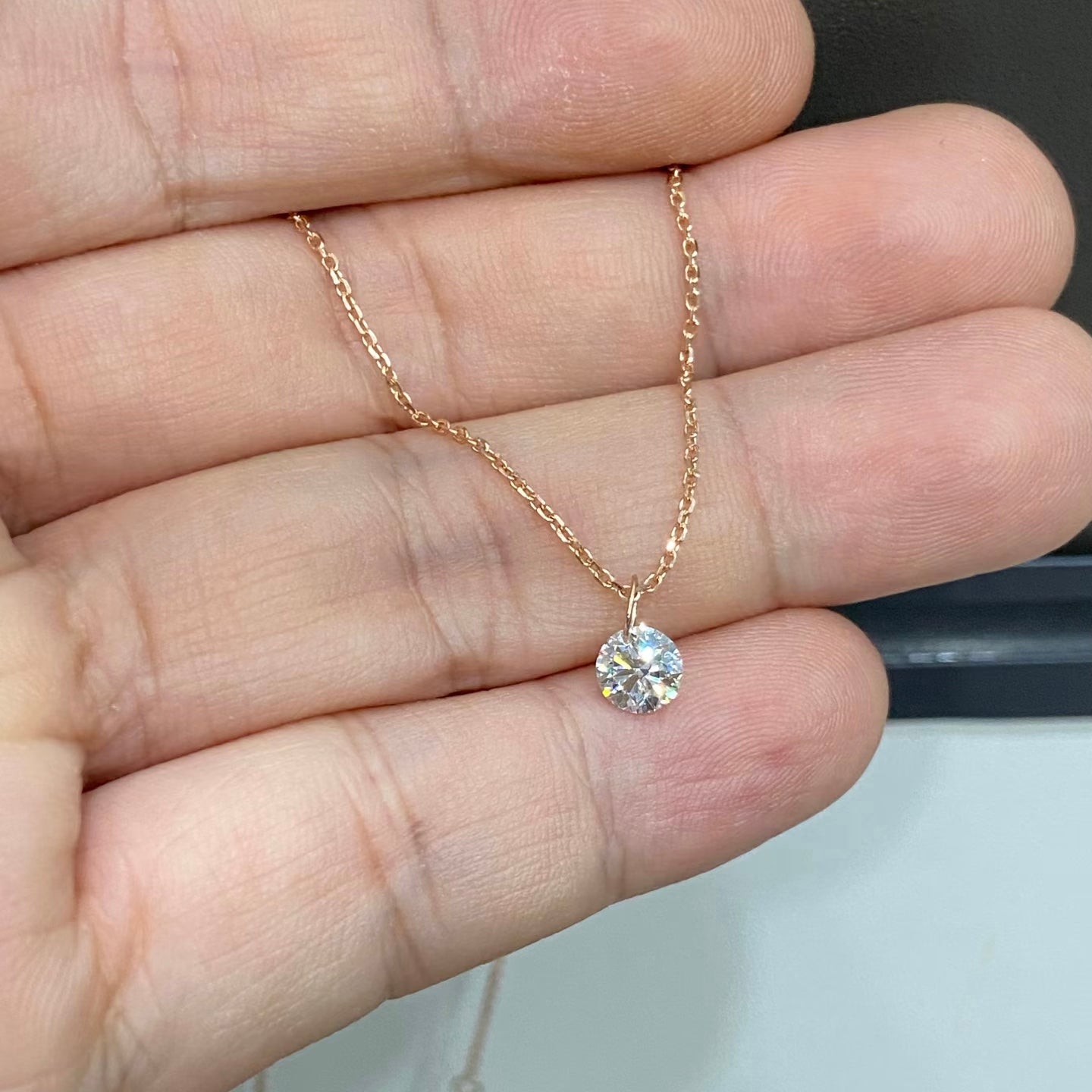 ANSTER Customized Wholesales Price Lab Grown Diamond Pendant Necklace with IGI