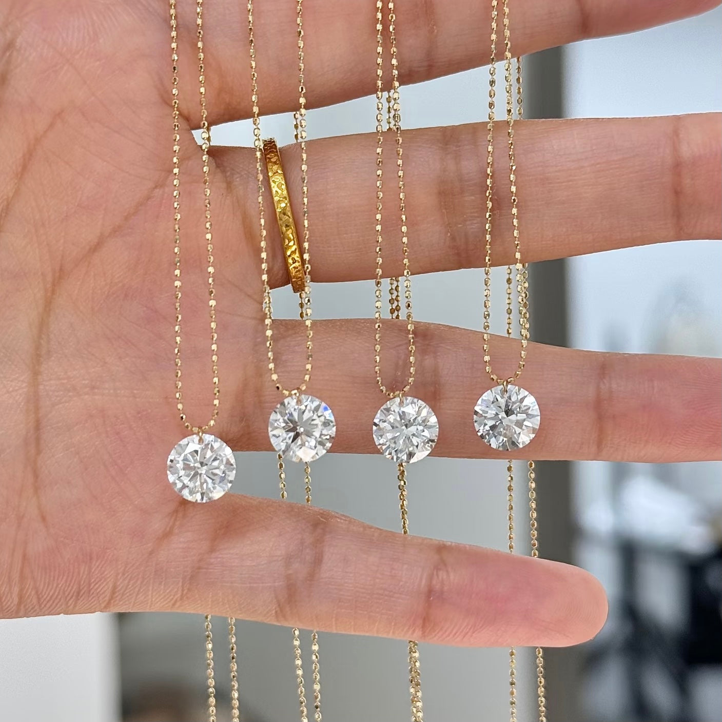 ANSTER Customized Wholesales Price Lab Grown Diamond Pendant Necklace with IGI