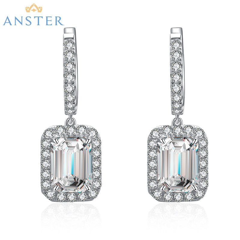 ANSTER Jewelry Customize Platinum PT950 Lab Grown Diamond Earrings