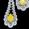 ANSTER Wholesales Price Pear cut Yellow Lab Grown Loose Diamonds with IGI for White Gold Earrings