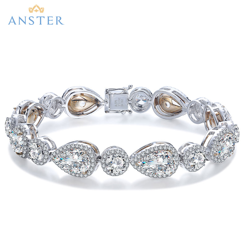 ANSTER Jewelry Custom 9K Gold Lab Grown Diamond Bracelet