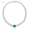 ANSTER Fine Jewelry Lab Grown Emerald 18K Gold Necklace