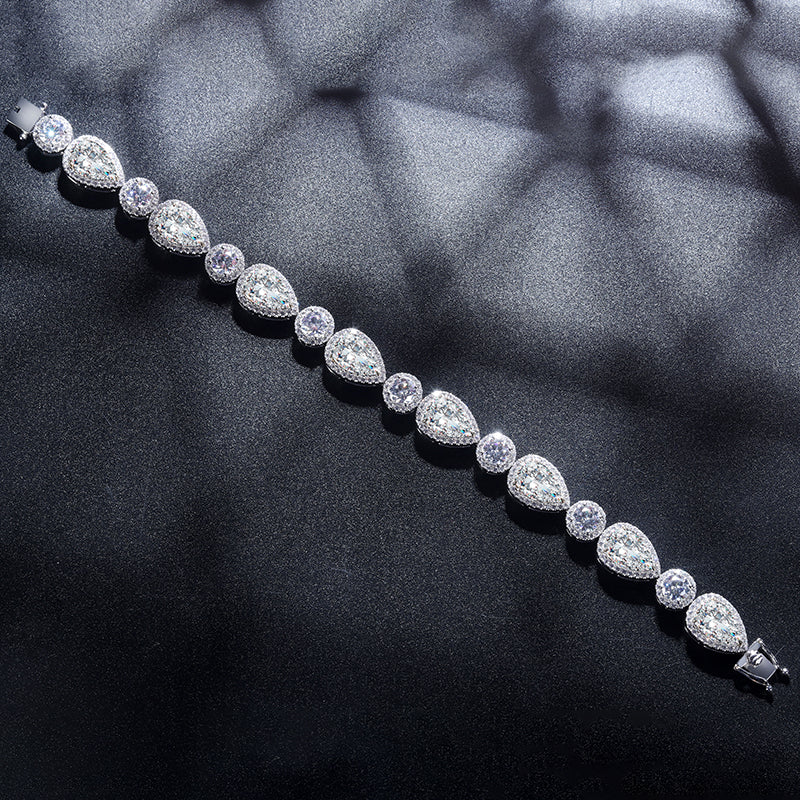 ANSTER Jewelry Custom 9K Gold Lab Grown Diamond Bracelet