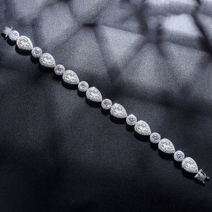 ANSTER Jewelry Custom 9K Gold Lab Grown Diamond Bracelet