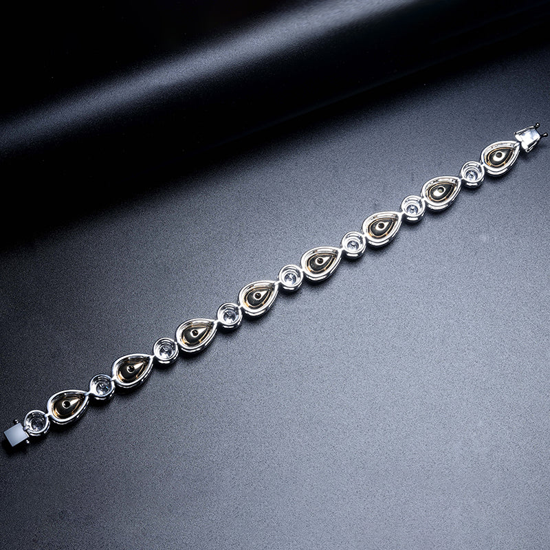 ANSTER Jewelry Custom 9K Gold Lab Grown Diamond Bracelet