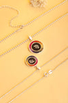 ANSTER Jewelry Princess Lab Grown Rainbow Constellation Platinum PT950 Necklace