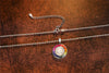 ANSTER Jewelry Princess Lab Grown Rainbow Queen PT950 Platinum Necklace