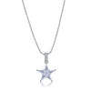 ANSTER Jewelry Custom PT950 Platinum Natural Star Series Gemstone Necklace