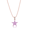 ANSTER Jewelry Custom PT950 Platinum Natural Star Series Gemstone Necklace