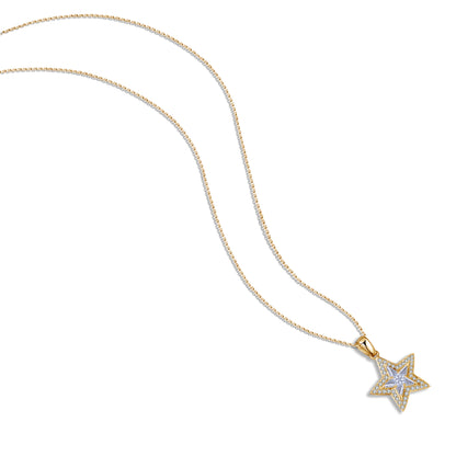 ANSTER Jewelry Anel de diamante personalizado em forma de estrela e lua cultivado em laboratório 