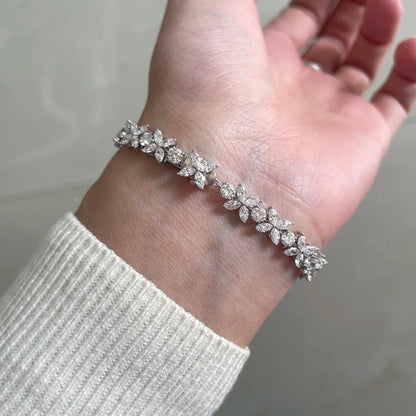 ANSTER Wholesales Price Melee Lab Grown Diamonds Bracelet Tennis Chain with IGI