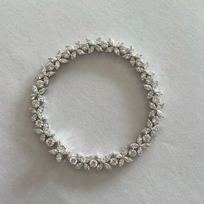 ANSTER Wholesales Price Melee Lab Grown Diamonds Bracelet Tennis Chain with IGI