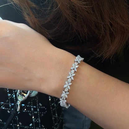 ANSTER Wholesales Price Melee Lab Grown Diamonds Bracelet Tennis Chain with IGI