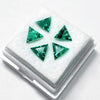 ANSTER Jewelry Custom White Gold Jewelry Lab Grown Emerald Pendant Necklace with GRC Dress Design