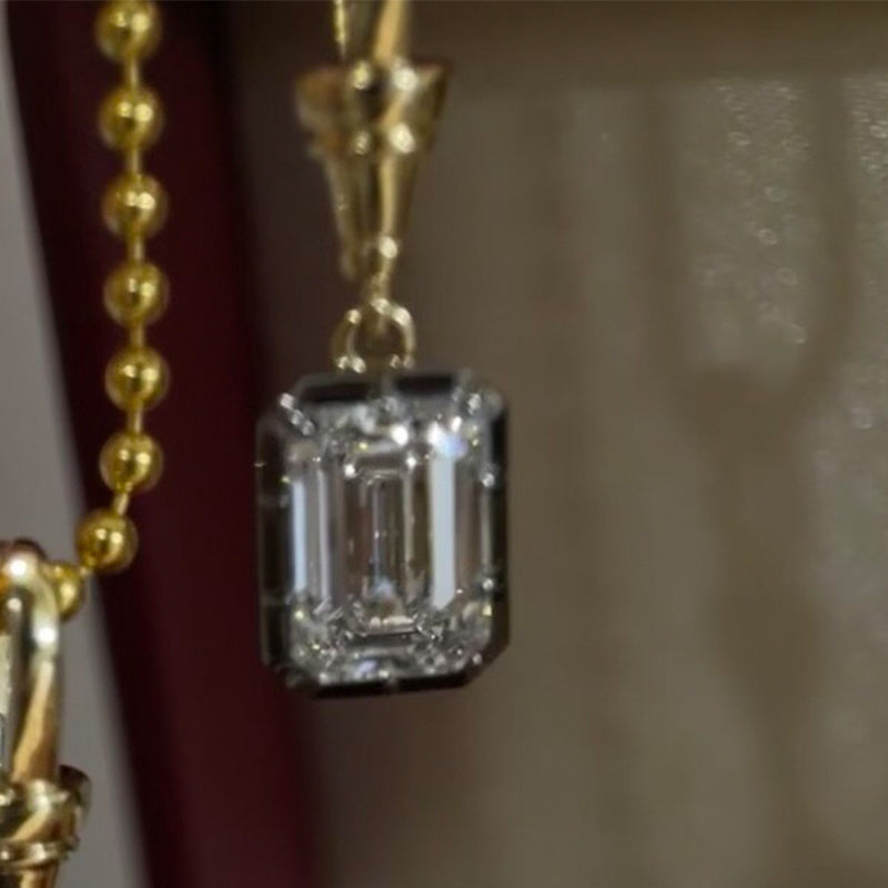 ANSTER Jewelry OEM IGI GIA 18K Gold VS VVS Lab Grown Diamond Necklace