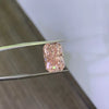 ANSTER Jewelry Platinum PT950 Ring 1ct VVS Fancy Lab Grown Diamond Ring with IGI