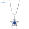 ANSTER Jewelry Customize Platinum PT950 Natural Star Series Gemstone Necklace