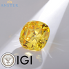 ANSTER Jewelry 18K Gold Ring 1ct VVS2 Fancy Lab Grown Diamond Ring with IGI