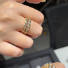 ANSTER Bezel Setting Wholesales Price Melee Round cut Lab Grown Diamond Eternity Ring with IGI