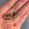 ANSTER Bezel Setting Wholesales Price Melee Round cut Lab Grown Diamond Eternity Ring with IGI