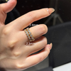 ANSTER Bezel Setting Wholesales Price Melee Round cut Lab Grown Diamond Eternity Ring with IGI