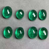 ANSTER Wholesales Price Lab Grown Emerald Ring with GRC Lab Gemstone 18K White Gold Ring