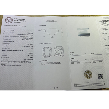 ANSTER Jewelry Anel de diamante ético feito à mão em ouro 18K com lapidação pera cultivado em laboratório 