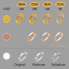 ANSTER Bezel Setting Wholesales Price Melee Round cut Lab Grown Diamond Eternity Ring with IGI