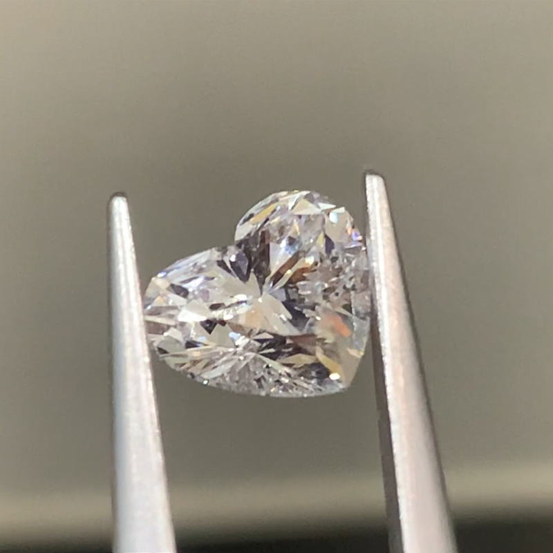 ANSTER Jewelry Anel de diamante ético feito à mão em ouro 18K com lapidação pera cultivado em laboratório 