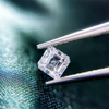 ANSTER Jewelry Anel de diamante ético feito à mão em ouro 18K com lapidação pera cultivado em laboratório 