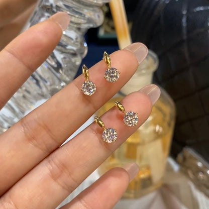 ANSTER Wholesales Price 0.5ct Lab Grown Diamonds Earrings with IGI